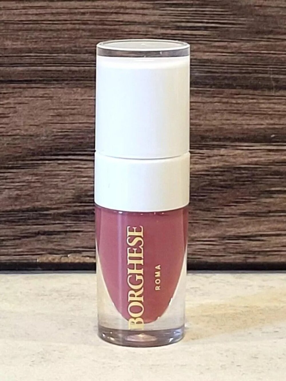 BORGHESE ROMA Shine Infusion Lip Gloss DEVOTION Mauve Pink NEW